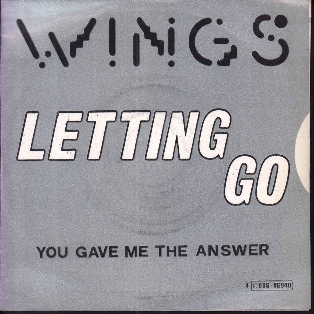 Wings - Letting Go - 7 Inch