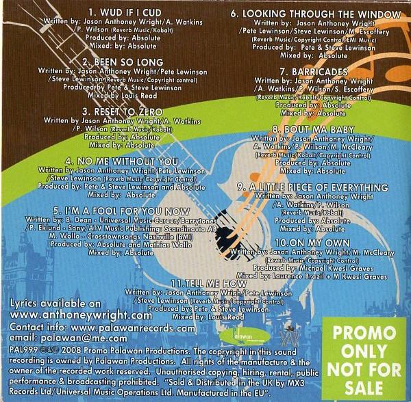 anthoney wright - Feet On The Ground - Cd