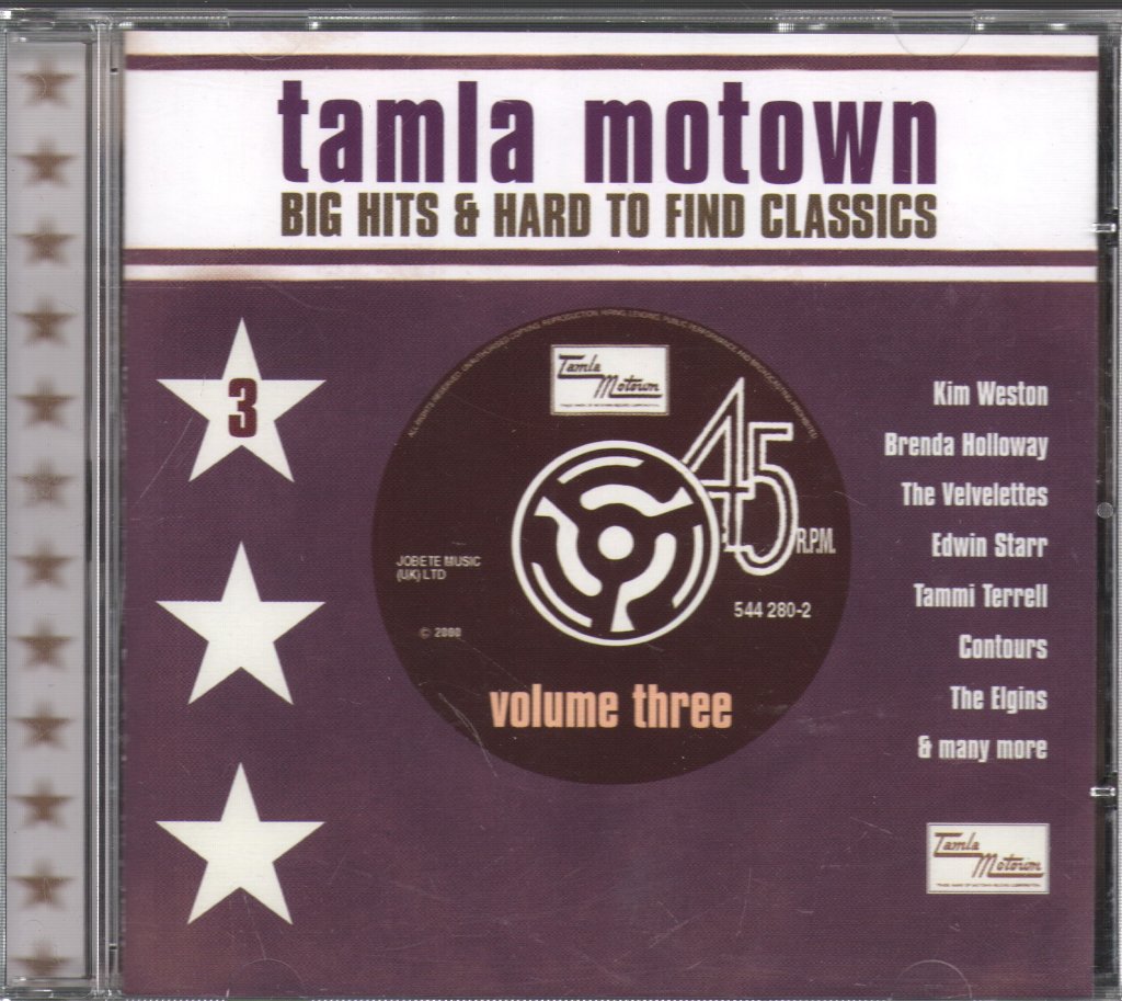 Various Artists - Tamla Motown Big Hits & Hard To Find Classics (Volume Three) - Cd