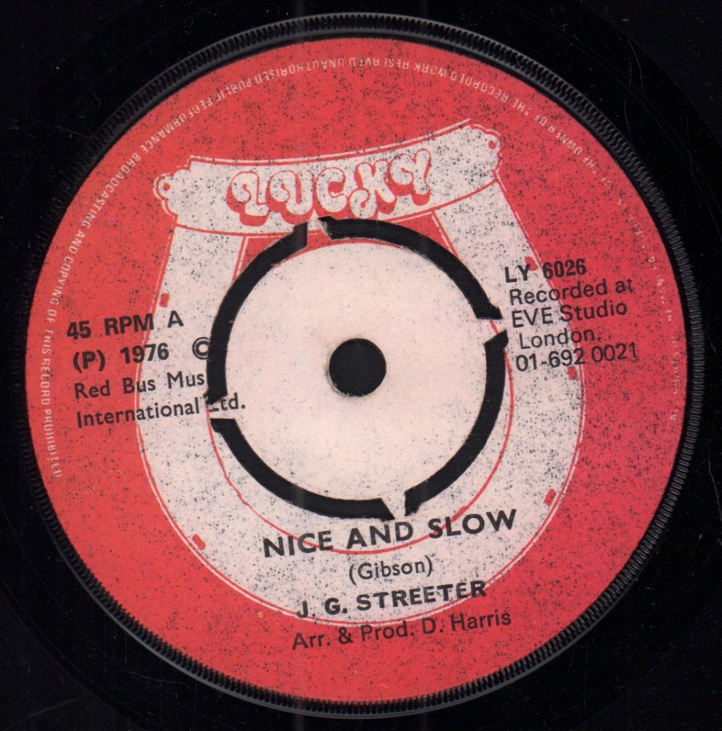J. G. Streeter / Lucky All-Stars - Nice And Slow - 7 Inch