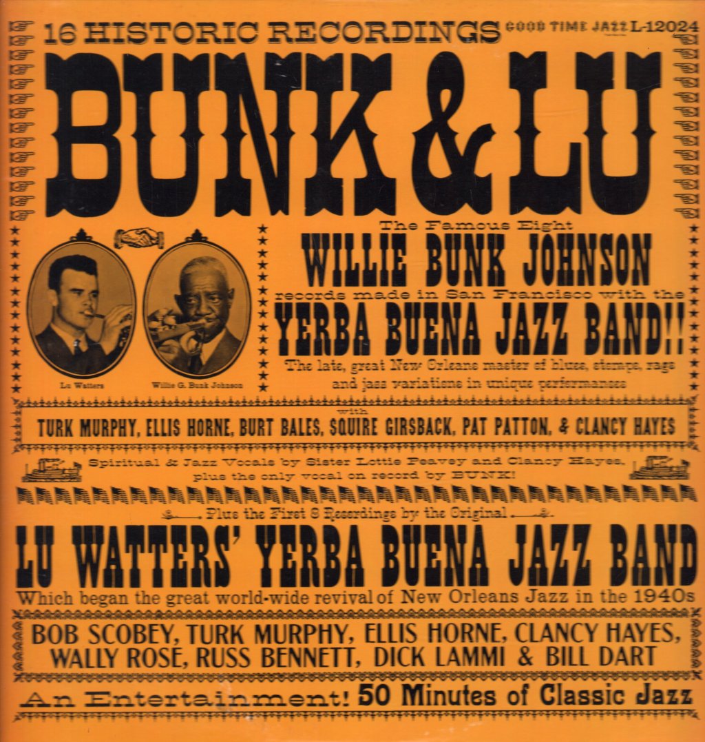 Bunk Johnson / Lu Watters - Bunk & Lu - Lp