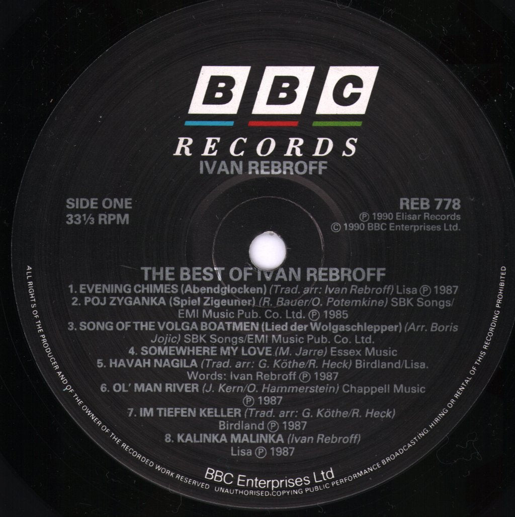 Ivan Rebroff - Very Best Of - Lp