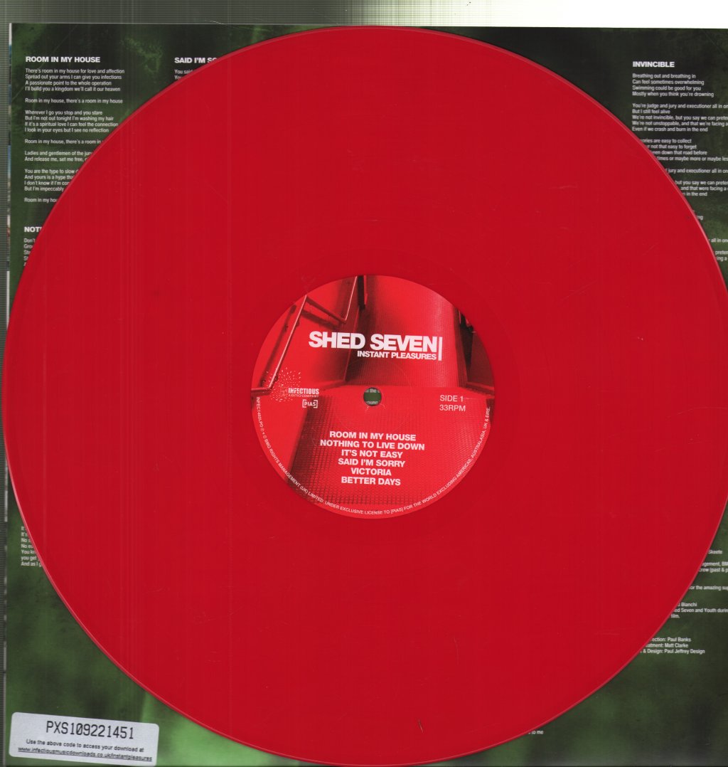Shed Seven - Instant Pleasures - Lp