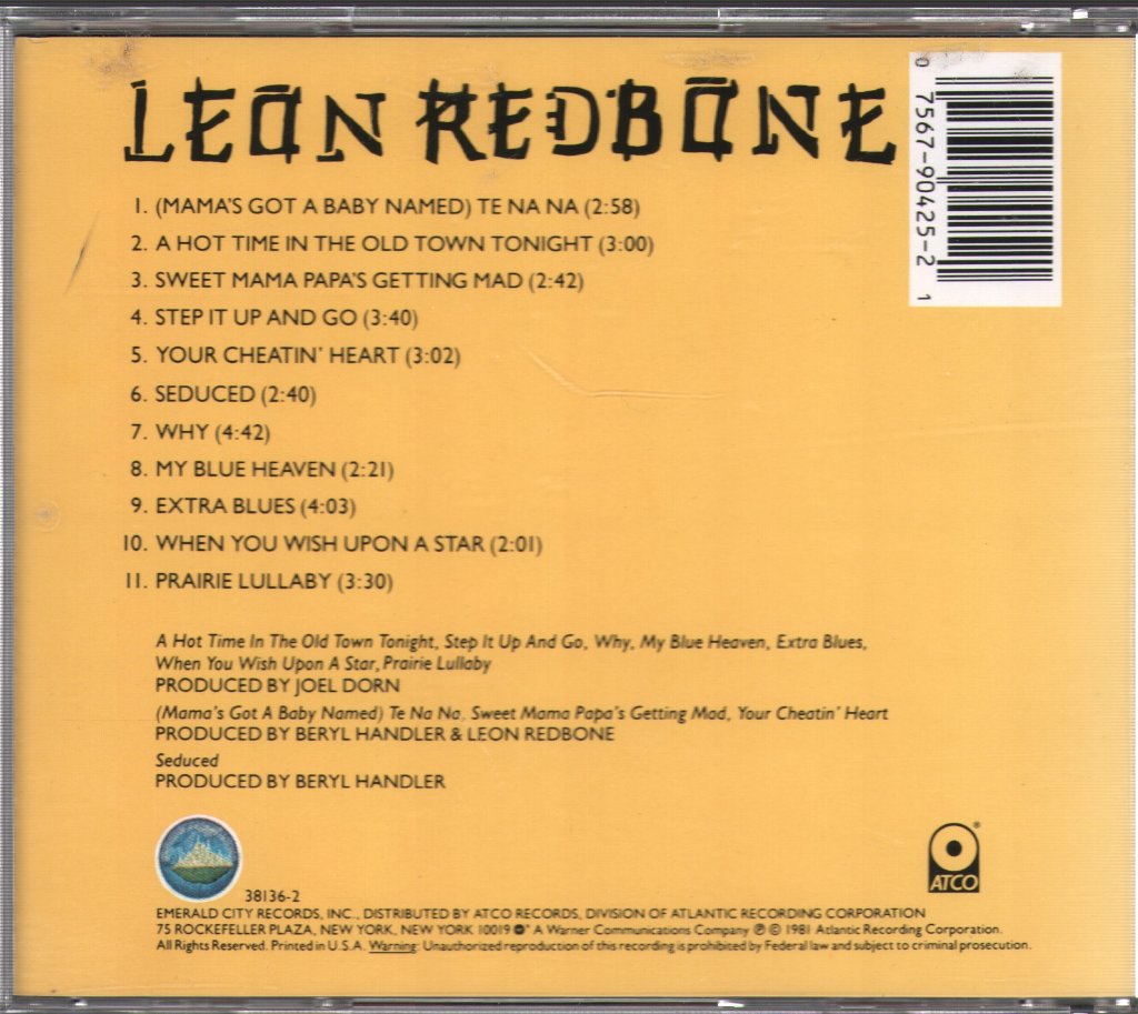 Leon Redbone - From Branch To Branch - Cd
