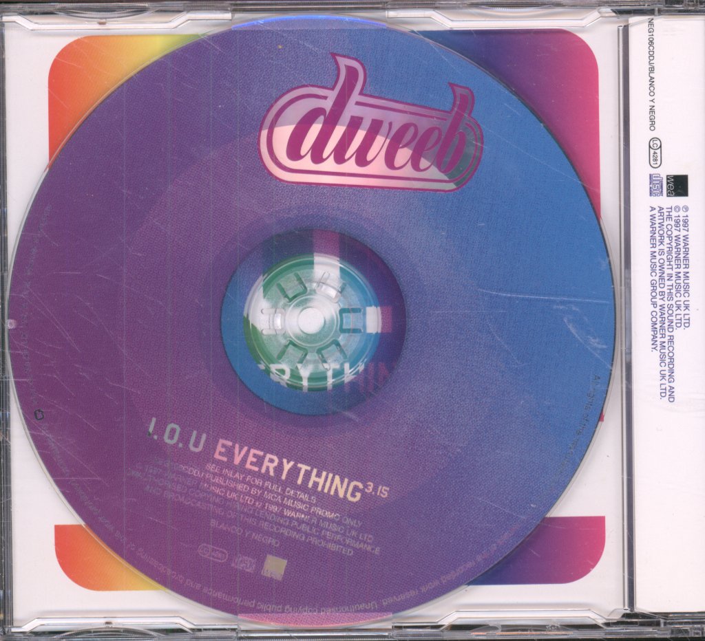 Dweeb - I.O.U. Everything - Cd