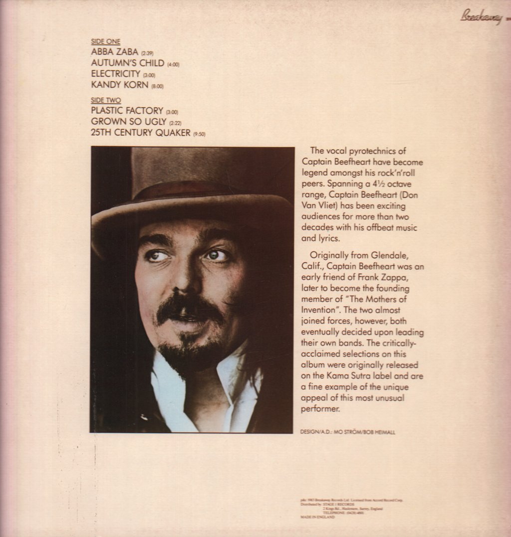 Captain Beefheart And His Magic Band - Top Secret - Lp