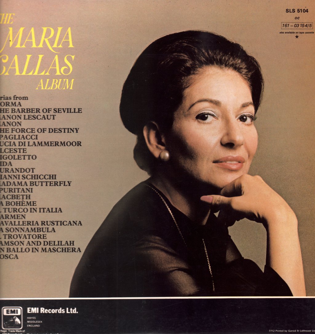 Maria Callas - Maria Callas Album - Double Lp