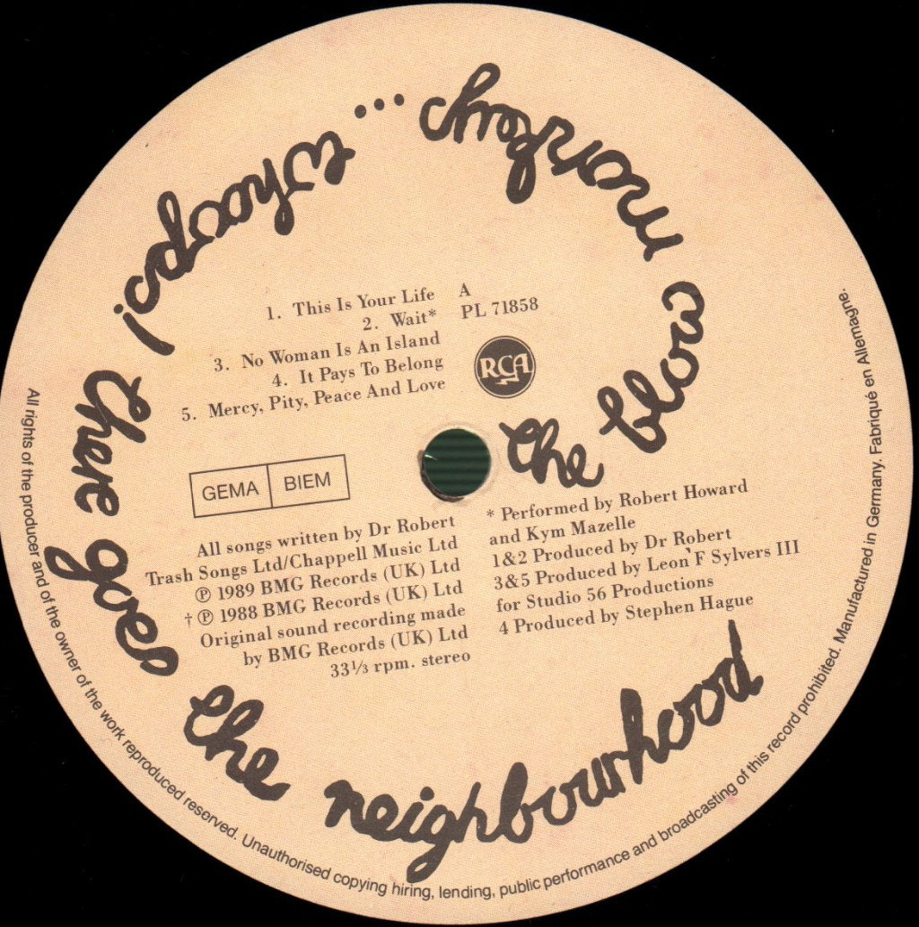 Blow Monkeys - Whoops! There Goes The Neighbourhood - Lp
