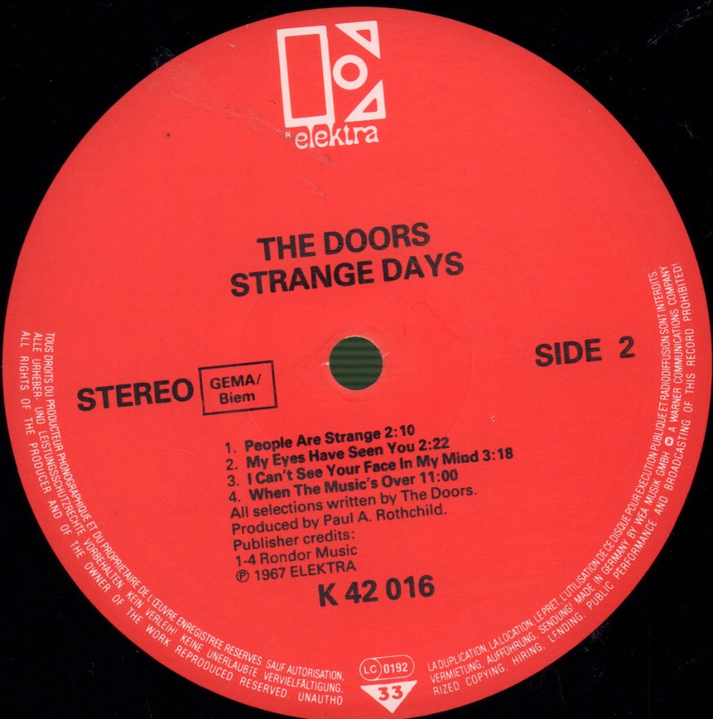Doors - Strange Days - Lp