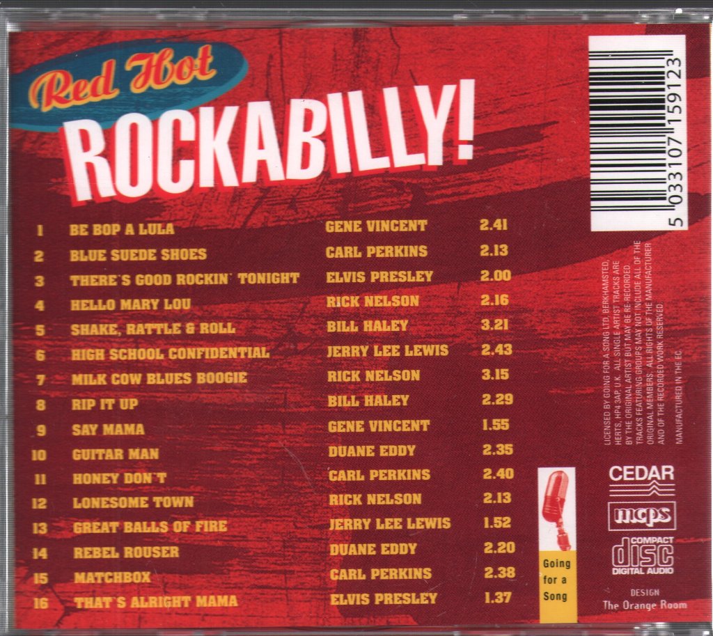 Various Artists - Red Hot Rockabilly!  (The Classic Sounds Of Rockabilly!) - Cd