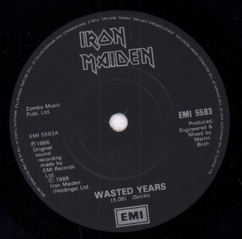 Iron Maiden - Wasted Years - 7 Inch