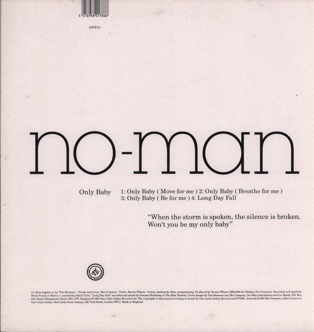 No-Man - Only Baby - 12 Inch