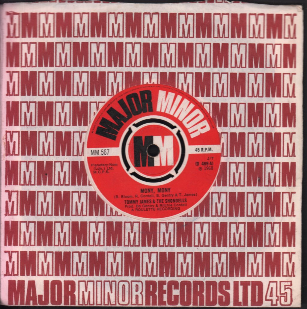 Tommy James And The Shondells - Mony Mony - 7 Inch
