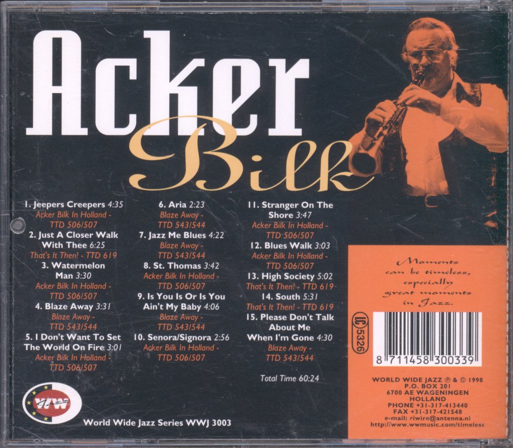 Acker Bilk - Great Moments With - Cd