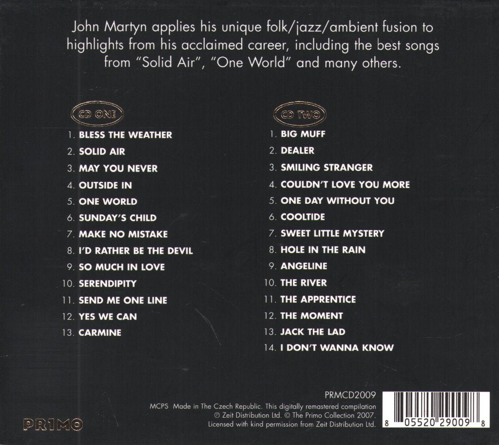 John Martyn - John Martyn Anthology - Double Cd