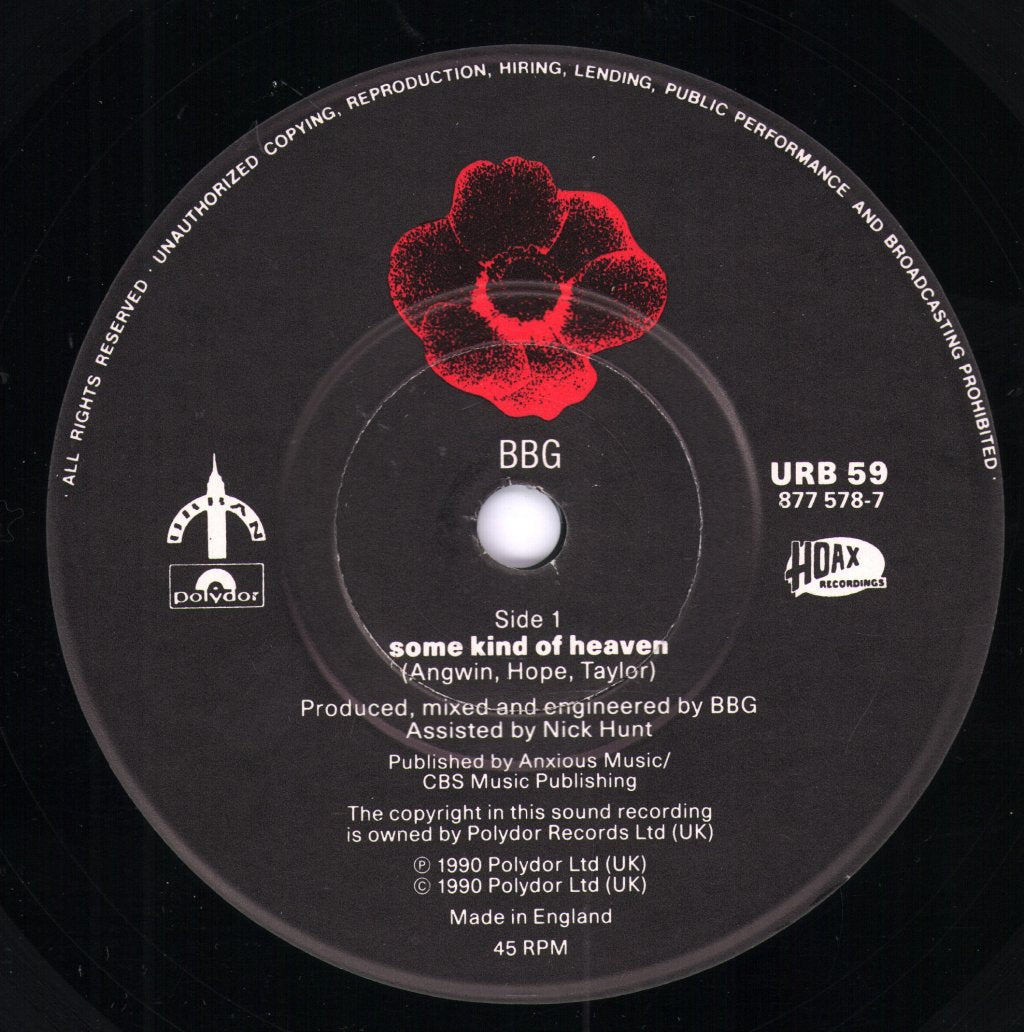 BBG - Some Kind Of Heaven - 7 Inch