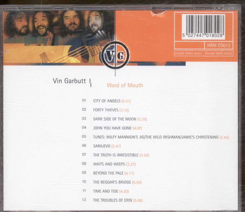 Vin Garbutt - Word Of Mouth - Cd