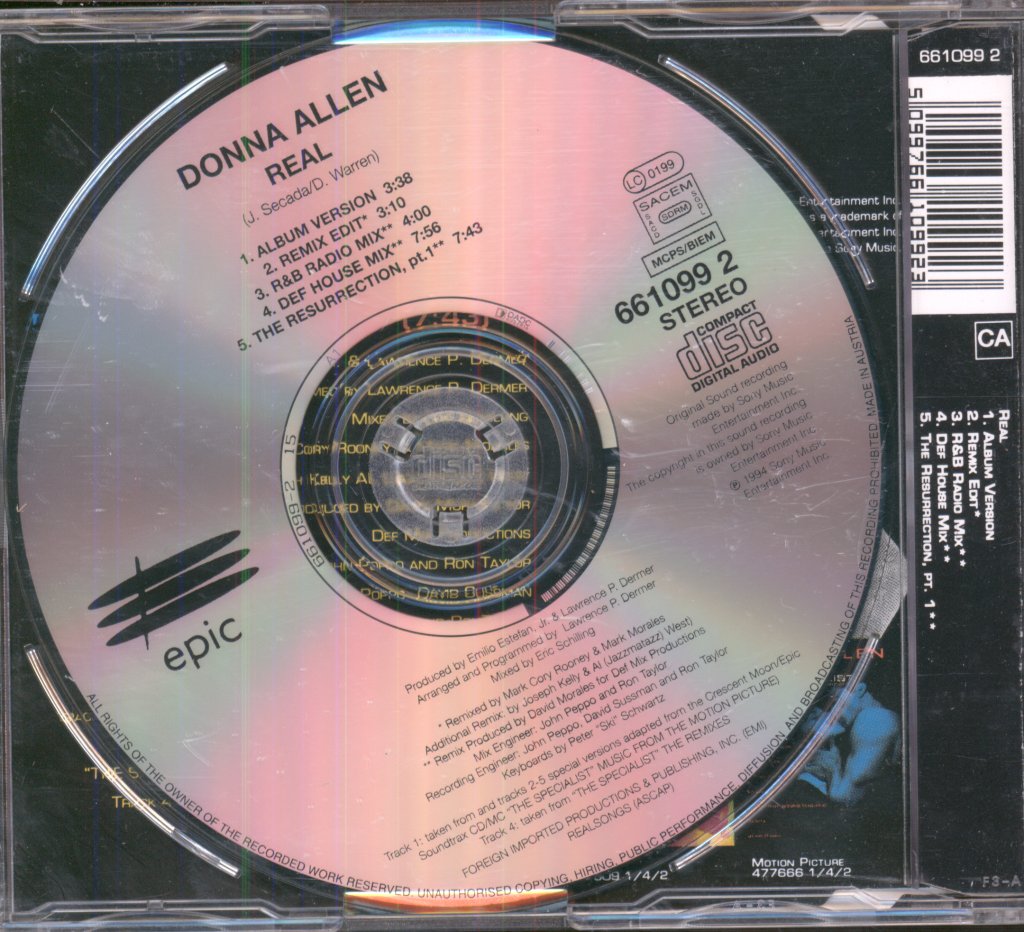 Donna Allen - Real - Cd