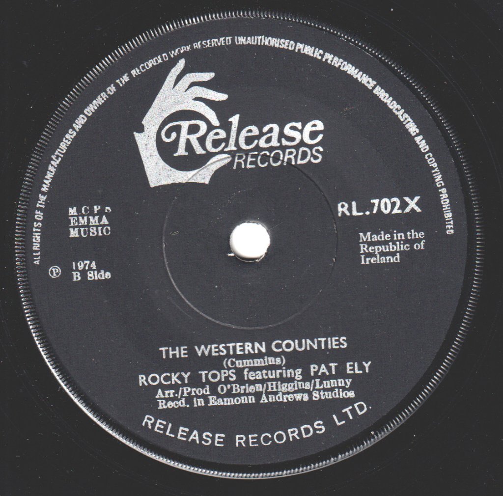 rocky tops featuring pat ely - Tipperary Town - 7 Inch