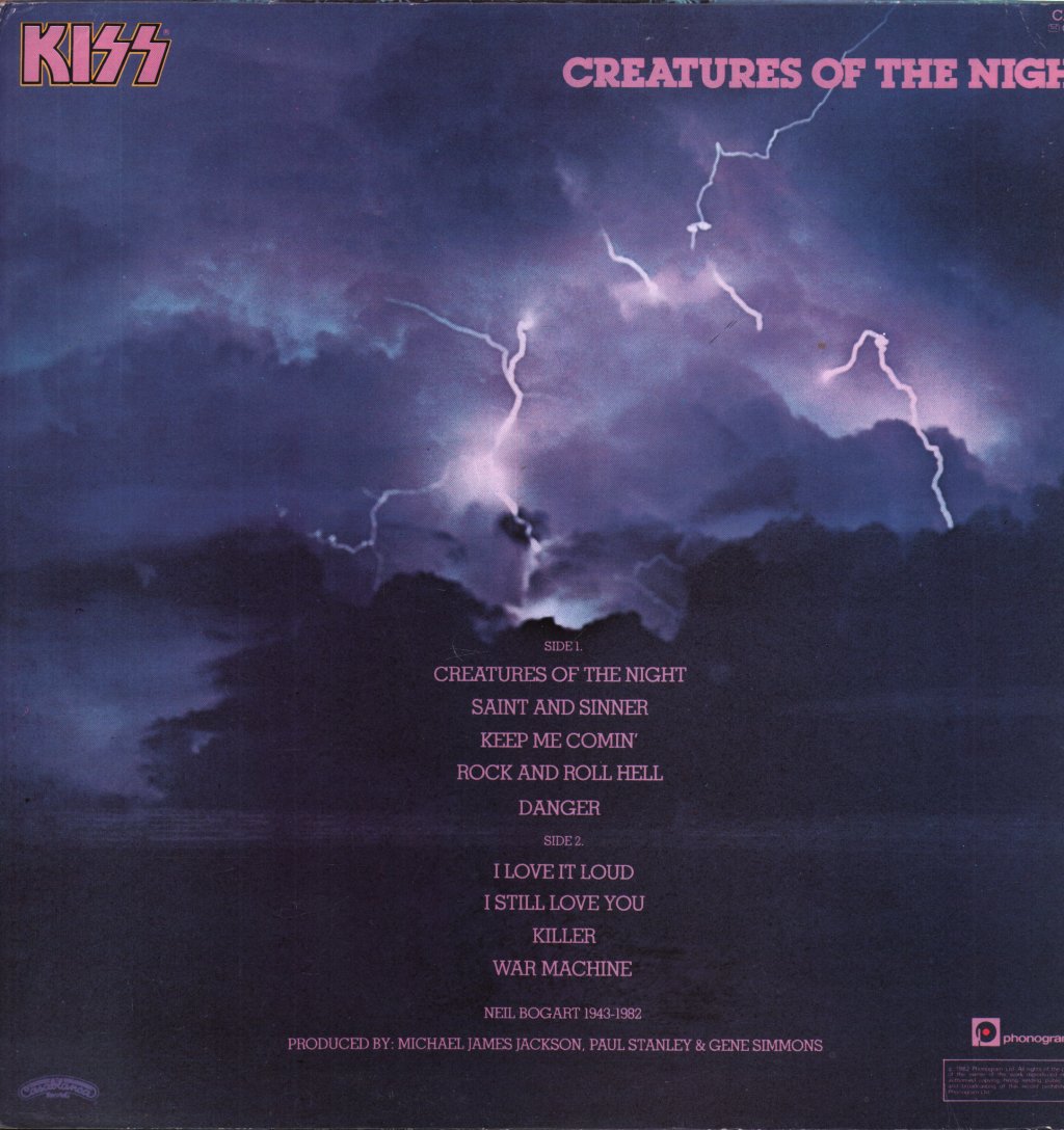 Kiss - Creatures Of The Night - Lp