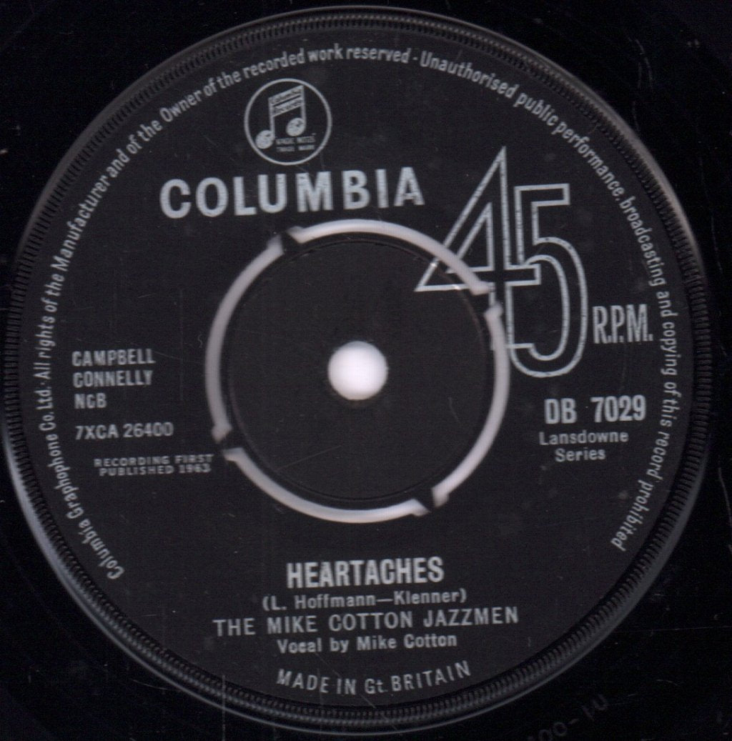 Mike Cotton Jazzmen - Swing That Hammer - 7 Inch