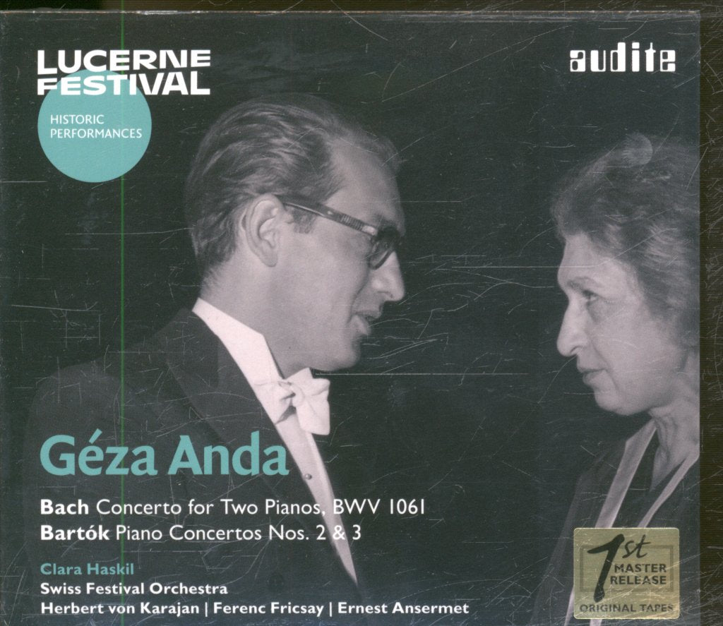 Géza Anda and Clara Haskil - Bach / Bartok - Cd