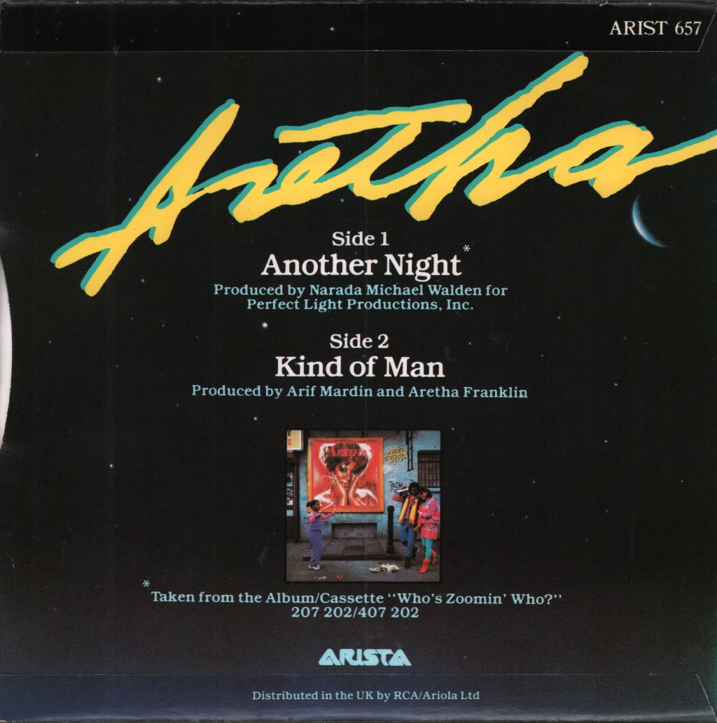 Aretha Franklin - Another Night - 7 Inch