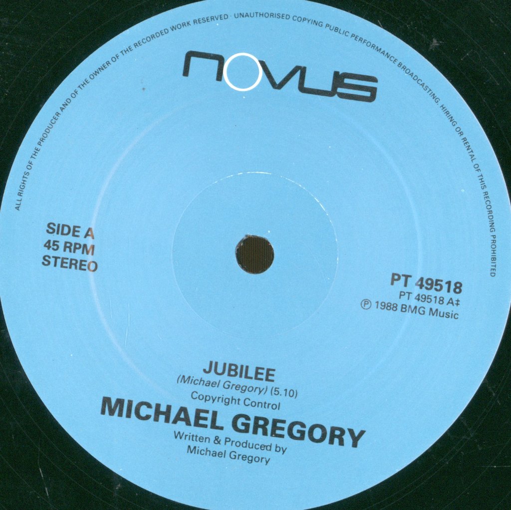 Michael Gregory - Jubilee - 12 Inch
