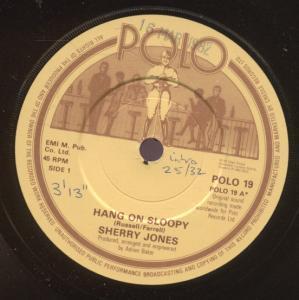 Sherry Jones - Hang On Sloopy - 7 Inch