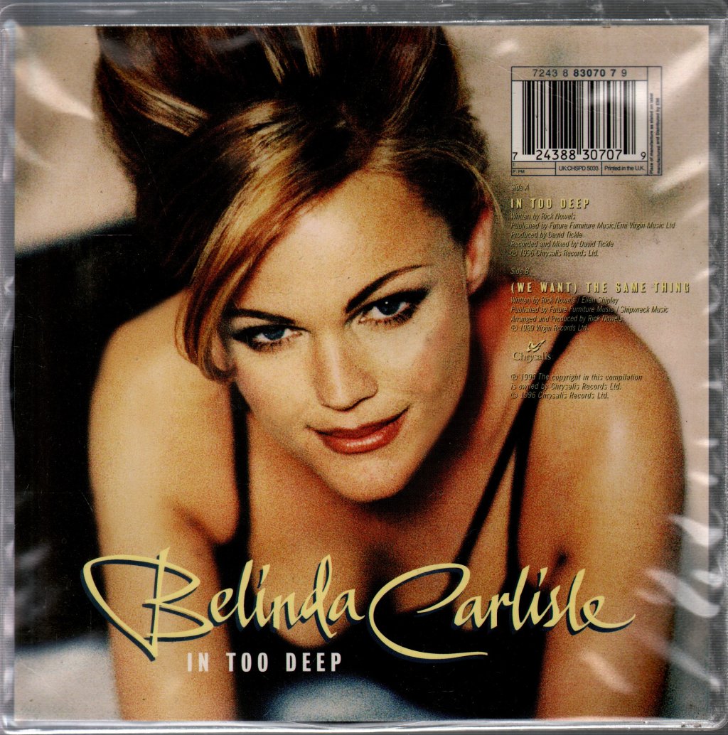 Belinda Carlisle - In Too Deep - 7 Inch