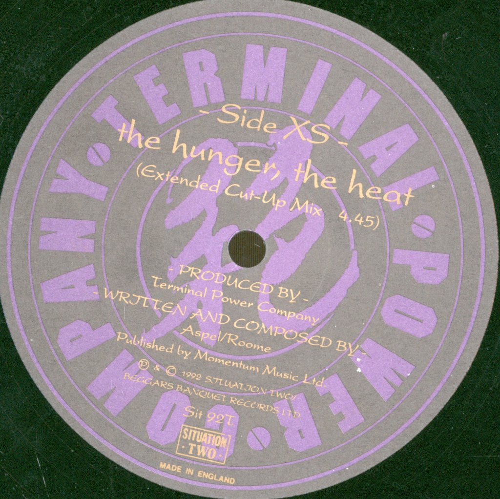 Terminal Power Company - Hunger, The Heat - 12 Inch