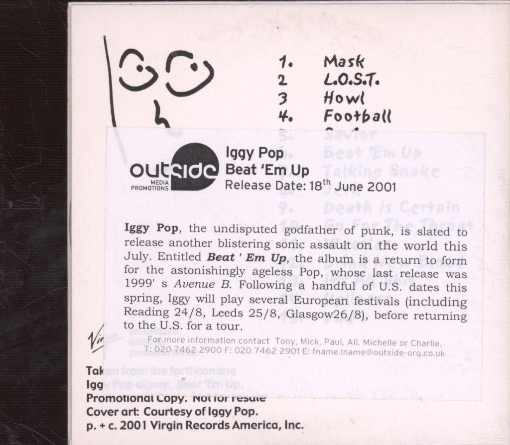 Iggy Pop - Beat Em Up - Cd