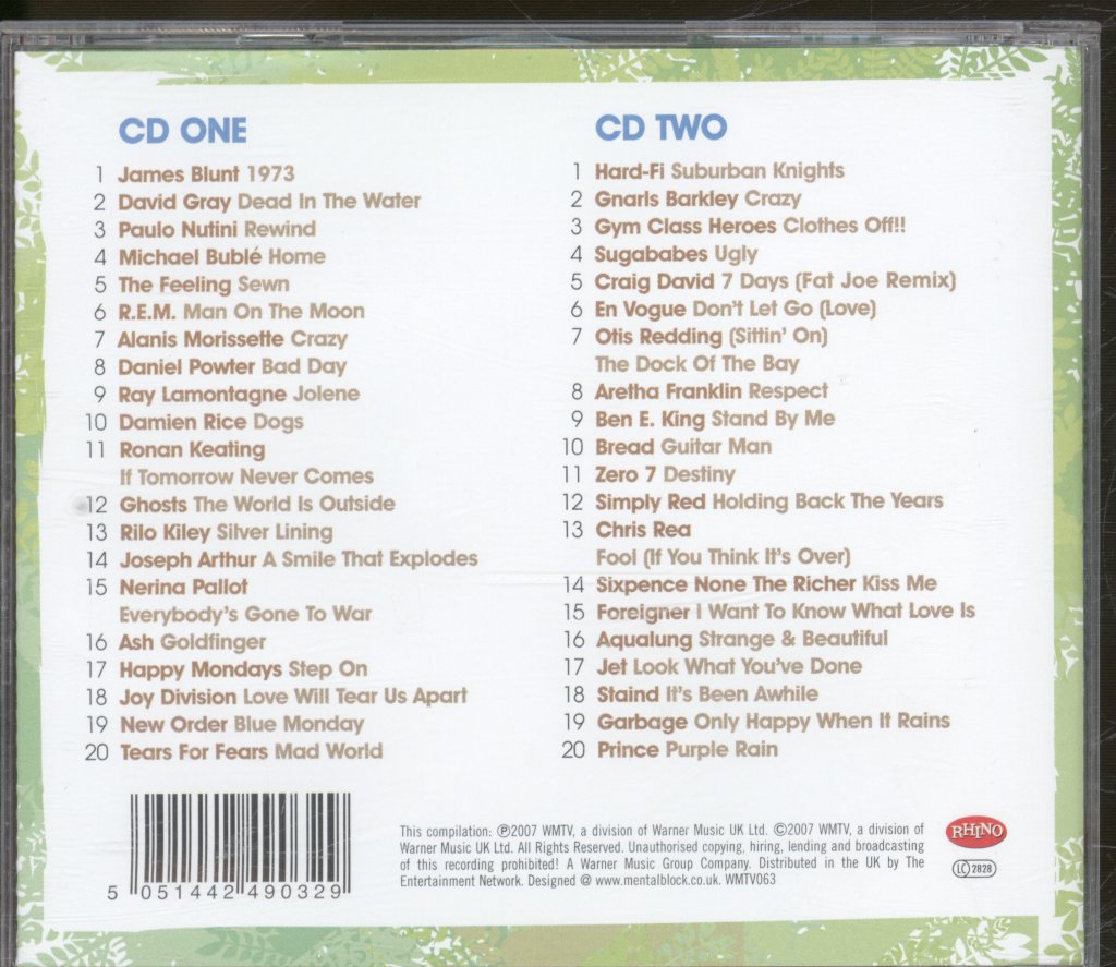 Various Artists - Simply The Best Songs - Double Cd