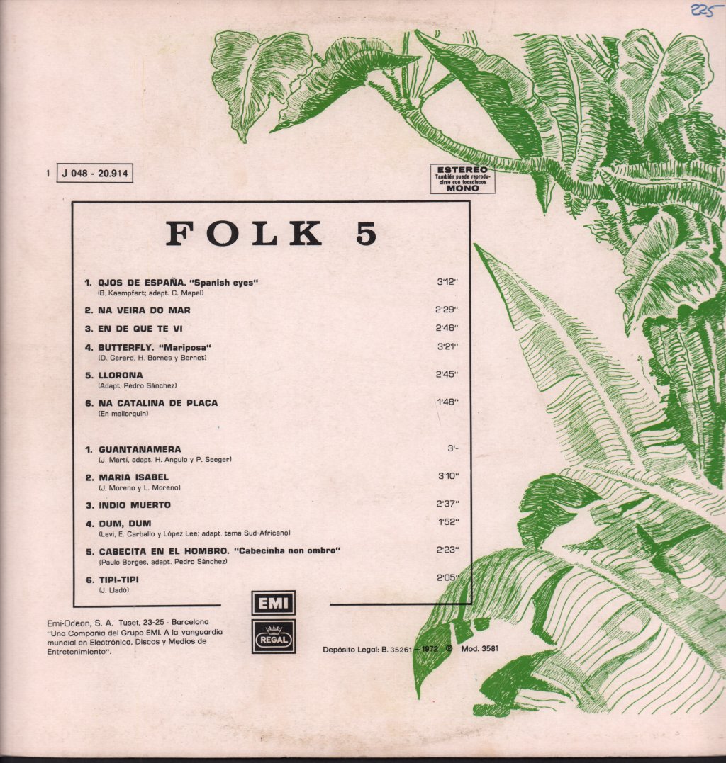 Folk 5 - Folk 5 - Lp