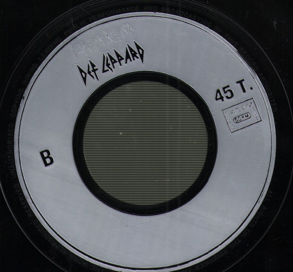Def Leppard - Let's Get Rocked - 7 Inch