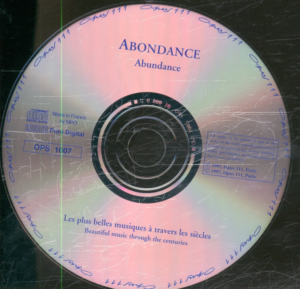 Various Artists - Abondance • Abundance - Cd