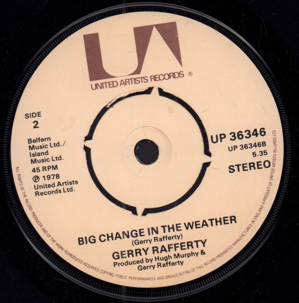 Gerry Rafferty - Baker Street - 7 Inch
