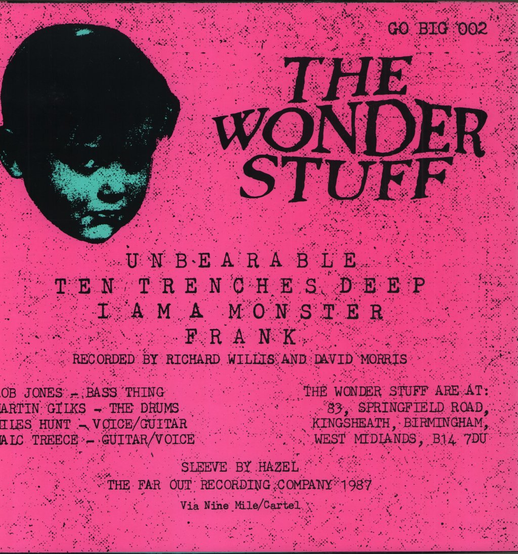Wonder Stuff - Unbearable - 12 Inch
