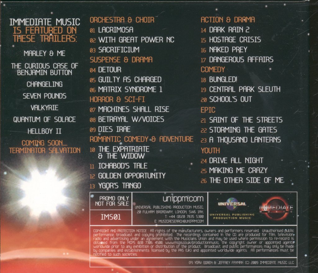 Various Artists - Immediate Music Sampler - Cd