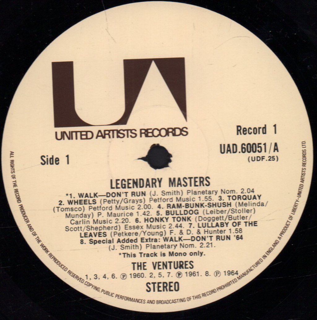 Ventures - Legendary Masters Series - Double Lp