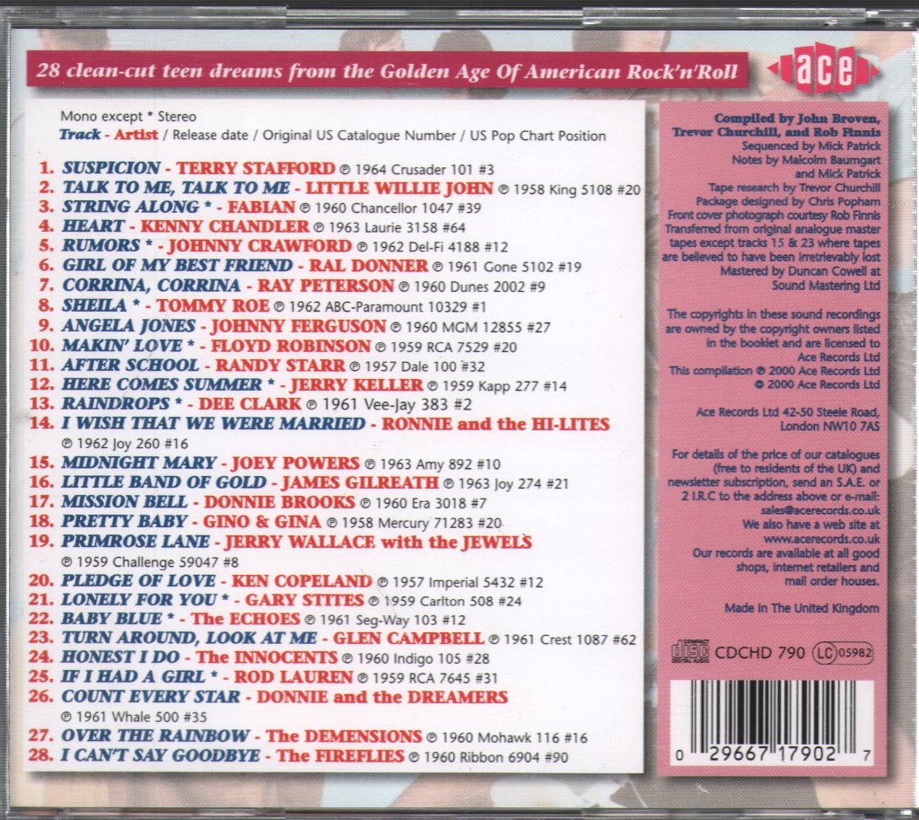 Various Artists - Teenage Crush Volume.3 - Cd