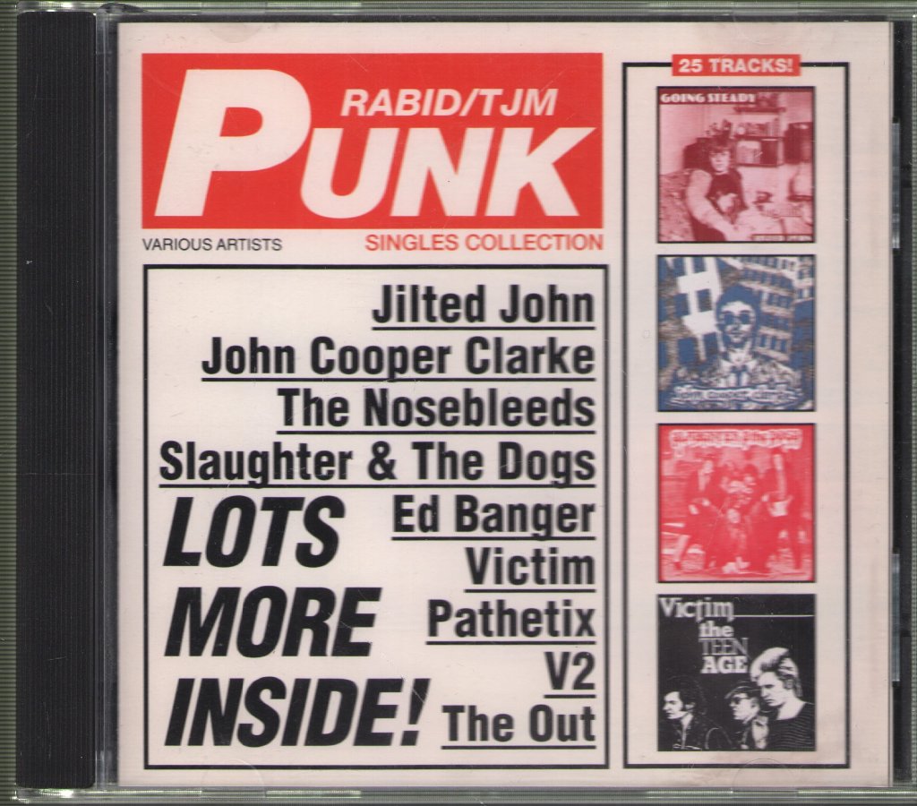 Various Artists - Rabid/TJM Punk Singles Collection - Cd