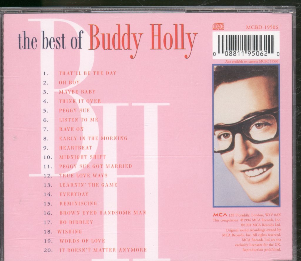 Buddy Holly - Best Of - Cd