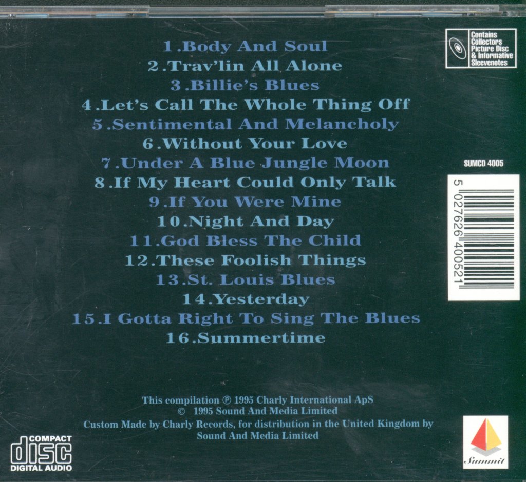 Billie Holiday - Feel The Blues - Cd