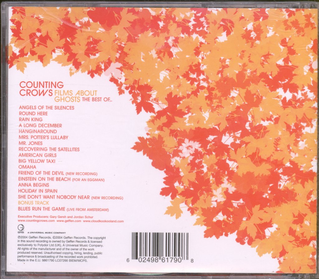 Counting Crows - Films About Ghosts The Best Of... - Cd/Dvd