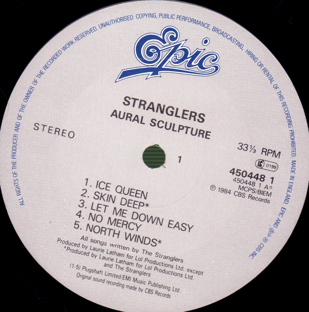 Stranglers - Aural Sculpture - Lp