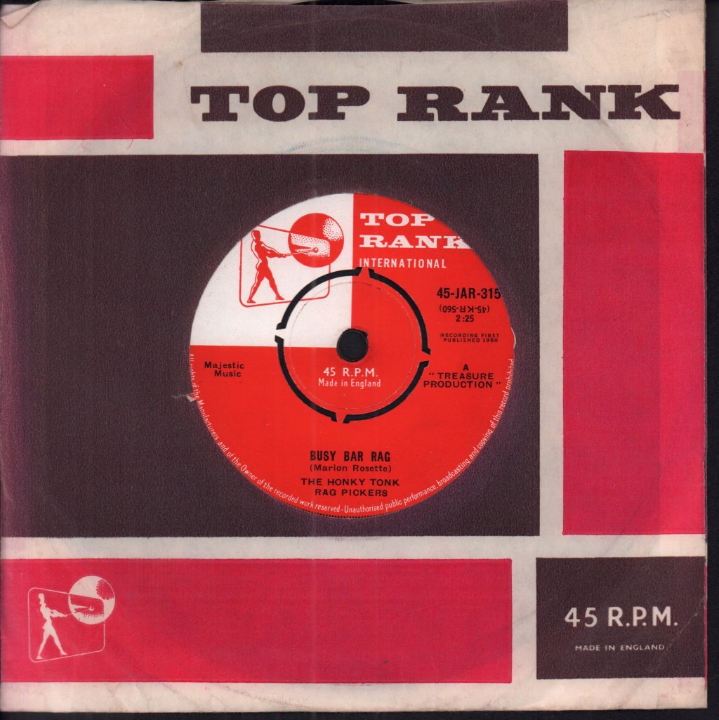 Honky Tonk Rag Pickers - Chinatown, My Chinatown - 7 Inch