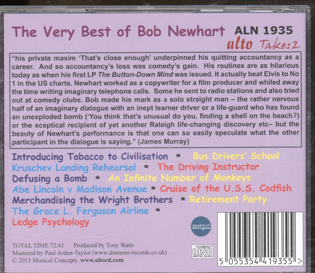 Bob Newhart - Very Best Of Bob Newhart - Cd