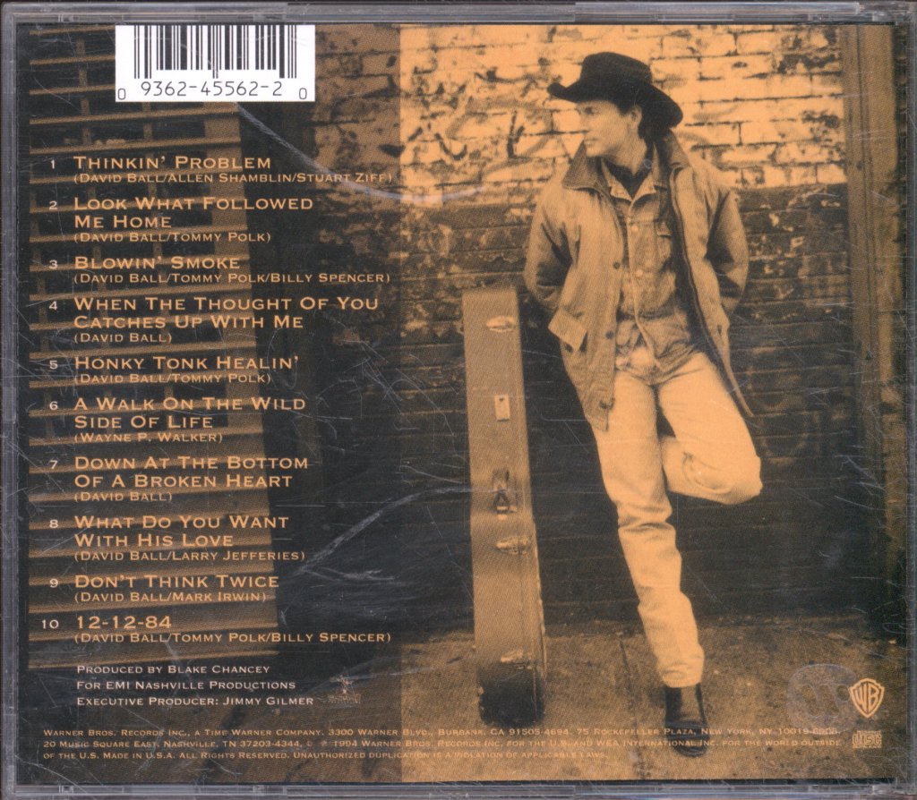 David Ball (Country) - Thinkin' Problem - Cd
