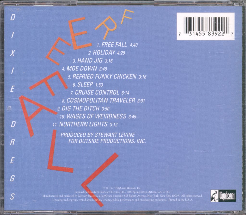 Dixie Dregs - Freefall - Cd